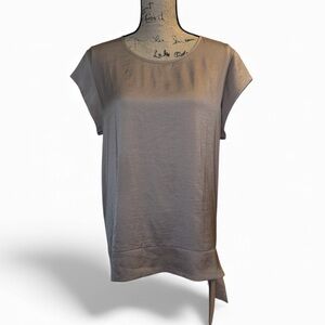 Chico's Chic Taupe Blouse. EC  Size 2 large